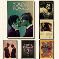 Young Royals Poster Reying Classic TV Show Movie Season 2 Kraft Paper Wall Decor Pictur Aesthetic Home Room Decoration Painting Wall Stickers  Decals