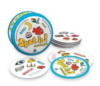 T.P. TOYS SPOT IT!!  Basic English ชุดตะลุยคำศัพท์ภาษาอังกฤษ (ฟ้า) เกมส์กระดาน Boardgame  เกมส์กระดาน เกมส์หาภาพ ฝึกทักษะ ประลองความเร็ว