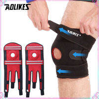 Bitak 1 คู่ Mountaineering ขี่จักรยานเข่า Pad Patella Damping 4 Springs Support Protector Kneepad สำหรับวอลเลย์บอลกีฬาความปลอดภัย