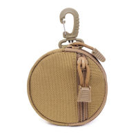 3 Pocket Coin Wallet Zipper Holder Bag Key Outdoor Pouch Color Tactical