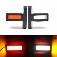 2PCS LED Outline Side Marker Lights 12v Trailer Side Lights 24 volt Truck Trailer Lights LED Reversing Brake Light Turn Signal