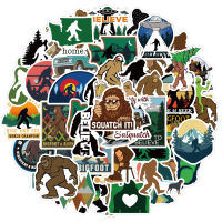 พร้อมส่ง!Camping outdoor บิ๊กฟุต BIG FOOT การตั้งแคมป์ adventure สติกเกอร์ ตกปลา สเก็ตบอร์ด 50 ชิ้น sticker