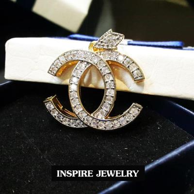 INSPIRE JEWELRY  จี้ฝังเพชรสวิสงานจิวเวลลี่