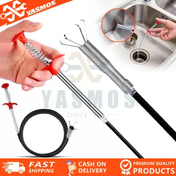 Drain Snake Bathroom Sewer Dredge Anti Clogging Tool Kitchen Sink Flexible  Metal Spring Tube Unblock Tool Home Cleaner