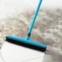 Pet Hair Rubber Removal escopic Broom Bristles Magic Clean Sweeper Squeegee Scratch Bristle Long Push Broom