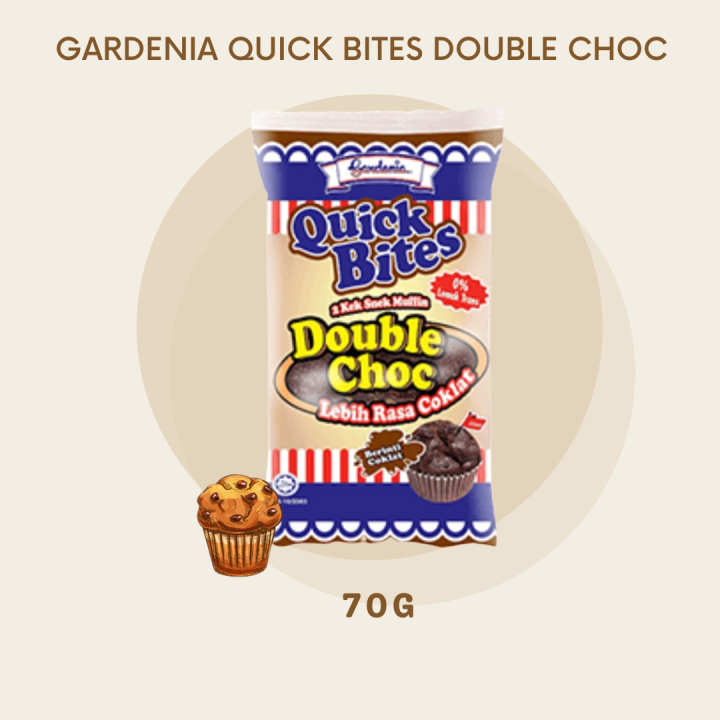 Gardenia Quick Bites Double Choc Muffin 70g Lazada