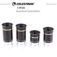 ชิ้นส่วนแว่นกล้องโทรทรรศน์ Celestron66degreesultrawide Uw6/9/15/20Mm เลนส์มุมกว้างแว่นกล้องโทรทรรศน์กล้องโทรทรรศน์ดาราศาสตร์ขนาด1.25นิ้ว