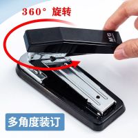 High efficiency Original Chenguang rotary stapler students can use thickened stapler No. 12 college students 360-degree rotating office supplies