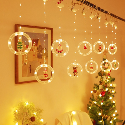 LED Christmas Lights Curtain Fairy Garland Christmas Decoration 2022 For Home Christmas Ornaments Xmas Gift Navidad 2021New Year