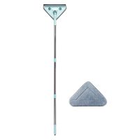 Triangle Shaped 360° Rotatable Adjustable Cleaning Mop, Long Handle Microfiber Dust Mop for Wall, Ceiling, Window