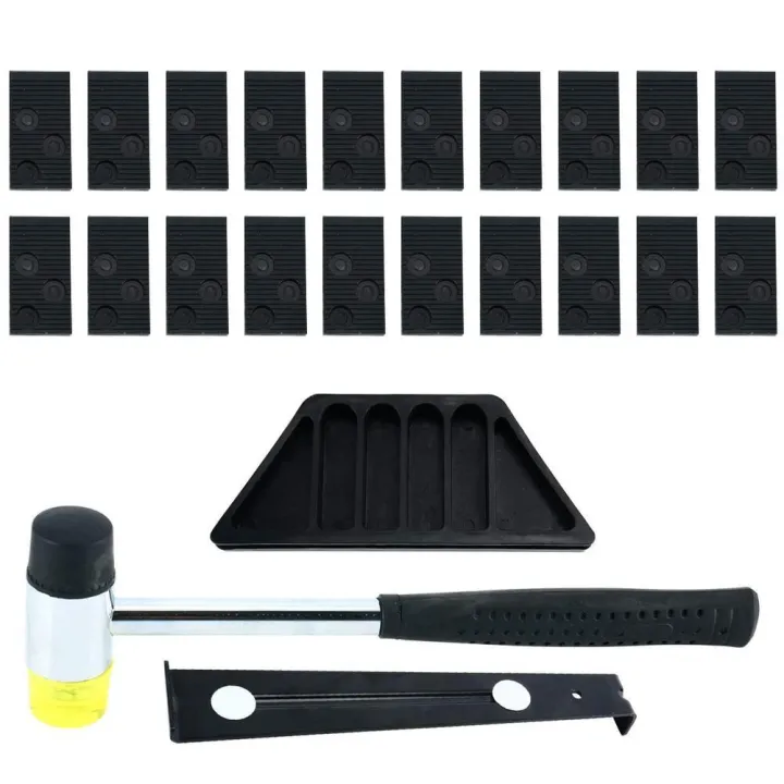 20 Spacers Home Laminate Wooden Flooring Installation Tools Kit Reduce