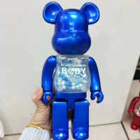 Bearbrick 400% 28เซนติเมตรรุนแรงหมี Qianqiu มุกหมีโคล่าหมีหมายเลข2นมเด็ก Bearbrick