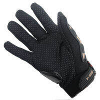 BLUE Motorcycle Pro Biker Carbon Fiber Bike Motorbike Racing Riding Gloves Probiker Glove