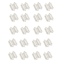 20Pcs Guitar Neck Bridge Humbucker Pickup Base Plate 50mm 52mm Pole Spacings Humbucker Bridge Neck Parts