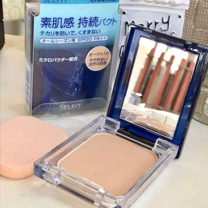 รีฟิลshiseido-selfit-foundation-powder-spf20-pa-รีฟิลแป้งผสมรองพื้นเนื้อเนียน-ช่วยควบคุมความมัน-พร้อมปกป้องผิวจากแสงแดด