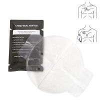 3Hole Medical Chest Seal Vented Chest Seal Outdoor Emergency Medical Treatment Occlusive Adhesive Dressing For Open Chest Wounds