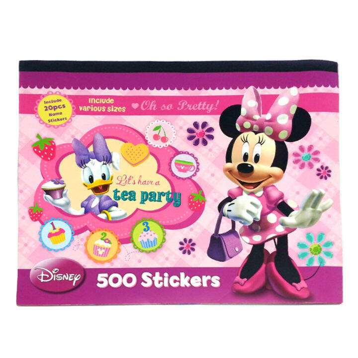 Disney Minnie Tea Party 500 Sticker Book Set | Lazada