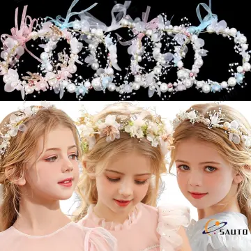 Flower sale garland headdress