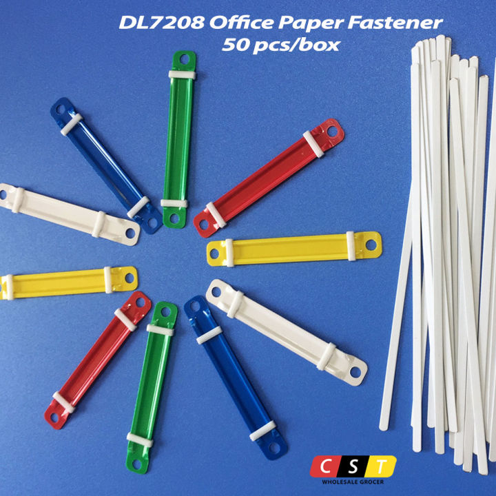 DL7208 Office Paper Fastener (50 pcs/box) | Lazada