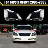 เคสโคมไฟสำหรับ Toyota Crown 2005 2006 2007 2008 2009ปลอกเลนส์กระจกฝาครอบไฟหน้ารถหมวกแก็ปโป๊ะไฟแบบโปร่งใส