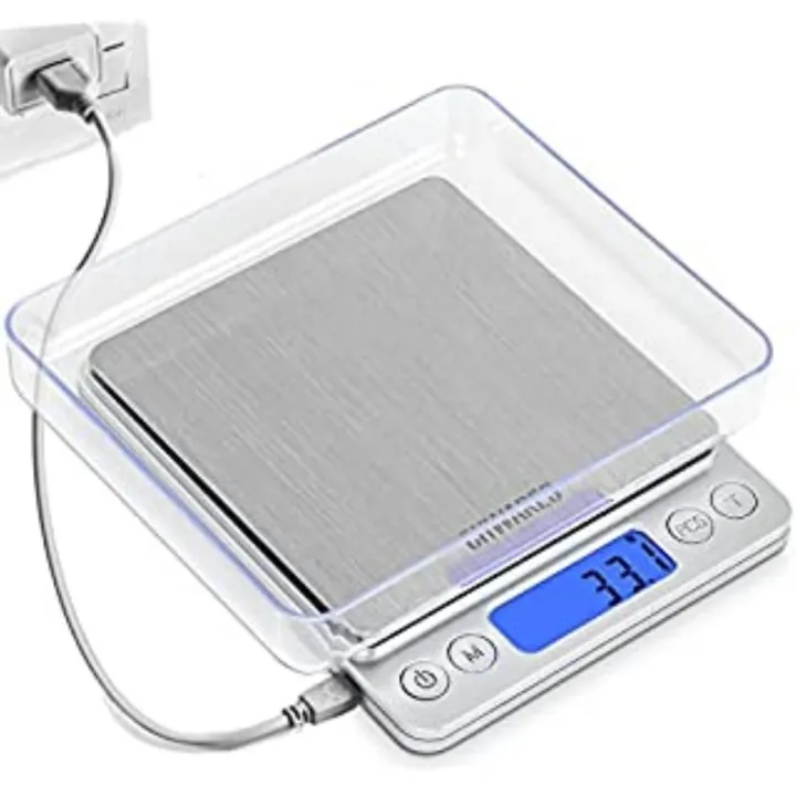 Rechargeable Digital Weighing Scale Kitchen Scale 3000g Capacity Lazada PH
