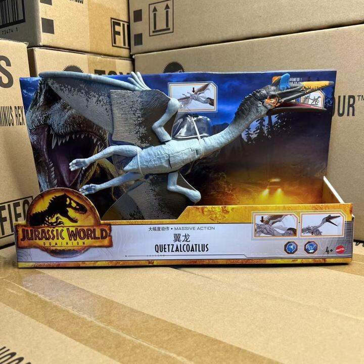 Mattel Jurassic World Dominion Massive Action Quetzalcoatlus Dinosaur Figure Attack Movement Toy 2765