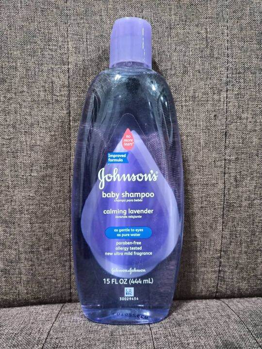 Johnson's Baby Shampoo Calming Lavender (444mL) Made in Canada Lazada PH