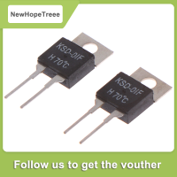 NewHopeTreee 2pcs ปกติเปิด Thermal SWITCH Temperature SENSOR Thermostat KSD-01F 70 degC