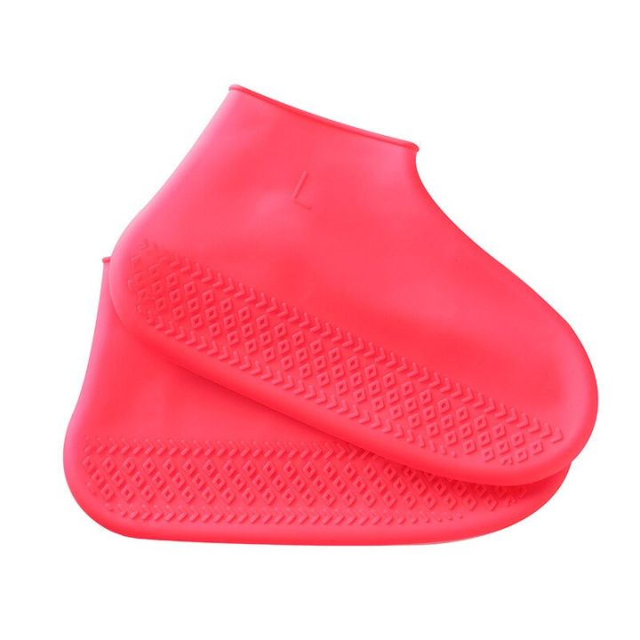 Waterproof Shoe Cover Silicone Material Unisex Shoes Protectors Rain Boots  For Indoor Outdoor
