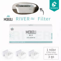 Moboli Filter ไส้กรอง 3 ชุดสำหรับน้ำพุแมวแบบลำธาร Moboli River