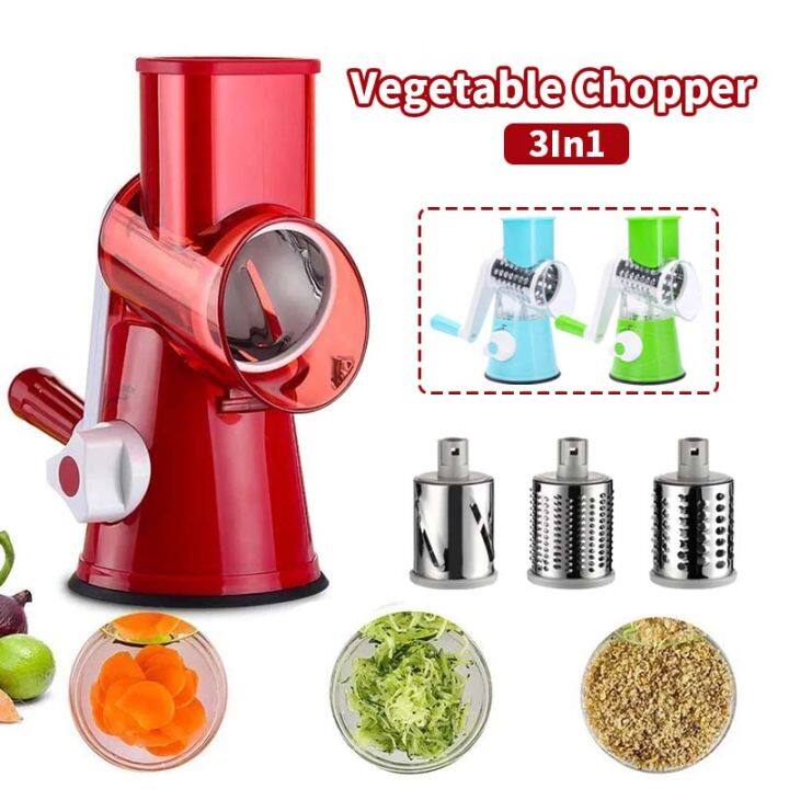 Drum Vegetable Cutter Slicer Electric Chopper Potato Shredder Food