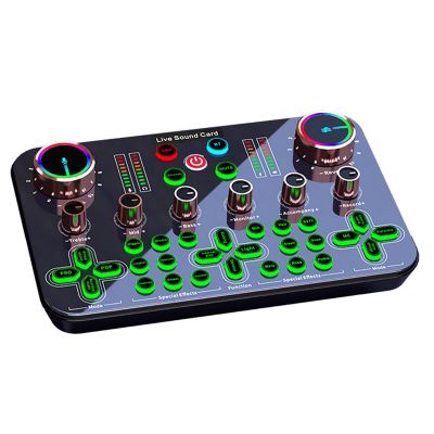 K600 Sound Card Professional Live Broadcast Equipment Kit Audio Sound Card Mixer Computer Universal