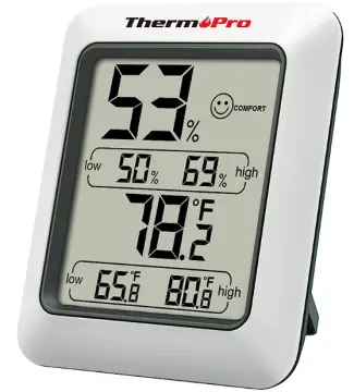 Bedroom Home Electronic ThermoPro TP49 Mini Digital Indoor Room
