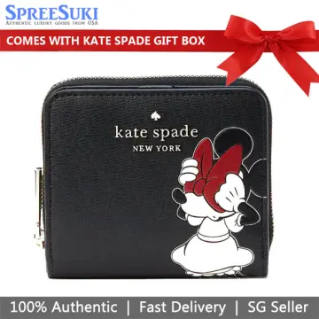 Kate Spade Disney X Kate Spade New York Minnie Mouse Zip Around Wallet  K9326 New