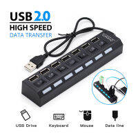 USB HUB2.0 ฮับยูเอสบีเพิ่มช่องจำนวน 4port/7port อุปกรณ์เพิ่มช่อง USB  High Speed With SwitchOn/Off LED For OTG/Card reader/Mouse/Keyboard/USB mini fan ช่องต่อUSB2.0 A30