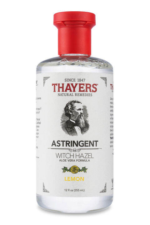 thayers-โทนเนอร์เช็ดหน้า-astringent-witch-hazel-aloe-vera-formula-lemon-355ml