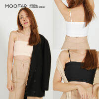 MOOF49 สายเดี่ยวครึ่งตัวเสริมบราไร้ขอบ Mini-Cami with bra (1 ชิ้น)