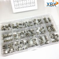 15Kinds 150pcs 5*20 Fast-blow Glass Tube Fuses Car Glass Tube Fuses Assorted Kit 5X20 with Box fusiveis 0.1A-20A Household Fuses Fuses Accessories