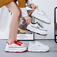 Ins White Shoes Womens 2023 Spring And Autumn New All-Match Platform Platform Height Increasing Casual Sports Womens Shoes Sneakers 1901