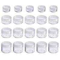 【CW】 50Pcs/lot Plastic Cosmetics Jar Makeup Storage Pot 5g 10g 15g 20g Sample Face Bottle