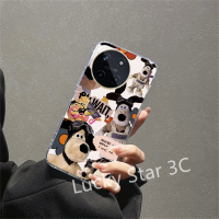 ปลอกอ่อนป้องกันสำหรับ ใหม่ Realme 11 NFC C51 4G 5G Phone Case เคสโทรศัพท์ป้องกันการตกหล่น ลายการ์ตูนรูปสุนัขฝาหลังโทรศัพท์