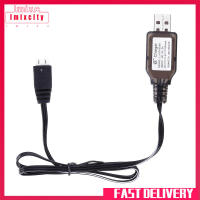 Imixcity HS USB สายชาร์จ7.4V 2S Li-Ion ที่ชาร์จแบตเตอรี่18301 18302 18311 18312 1/18ชิ้นส่วนรถยนต์ RC