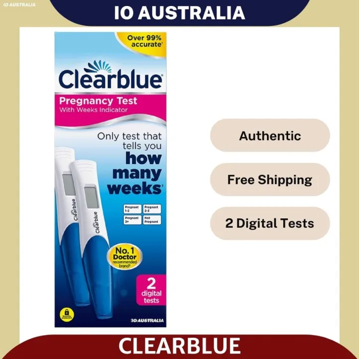 Clearblue Digital Pregnancy Test Weeks Indicator 2 Tests | Lazada