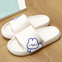 2022 Cute Rabbit Cloud Slippers Women Pillow Slides Shoes Beach Sandals Cartoon Bunny Platform Home Bathroom Flip Flops Summer