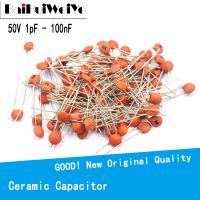 100PCS/LOTE 50V  Ceramic Capacitor 1pF ~ 100nF 0.1uF 104 4.7PF 10PF 22PF 33PF 47PF 100PF 101 220PF 221 330PF 470PF 1NF 103 47NF