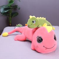 New 120cm Soft Kawaii Big Eyes Dinosaur Plush Toy Cartoon Animal Dinosaur Stuffed Doll Sofa Bed Pillow Cushion Birthday Gift