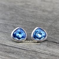 Anslow Fashion Jewelry Crystal Heart Stud Earrings For Women Female Wedding Engagement Earring Cheap Wholesale Gift LOW0137E