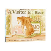 A visitor for bear gold kite award winning picture book childrens English Enlightenment early education story book exquisite illustration paperback picture book parents and children read the original English version of bedtime story book