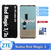 จอ NX629J LCD สำหรับ ZTE Nubia Red Magic 3ของแท้หน้าจอสัมผัสชุดดิจิไทเซอร์สำหรับจอแสดงผล LCD Nubia Red Magic 3S