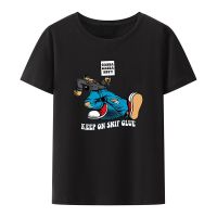 Funny Keep on Snif Glue Modal Print T Shirt Humor Style Trending Street Fashion Shirt Men Women Hip-hop Hipster Streetwear